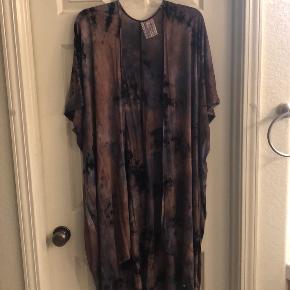 Long Kimono Style Vest